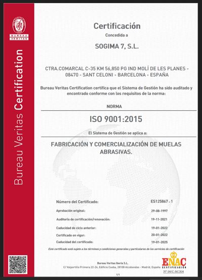 Certificación ISO